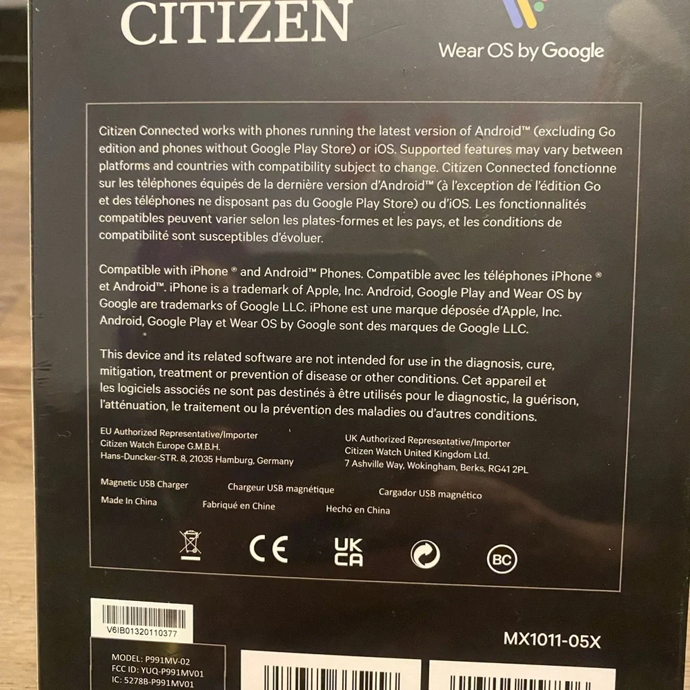 Citizen cz smart